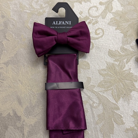 Alfani Men\'s Tie Set - Burgundy, Navy, Light Blue, Cream